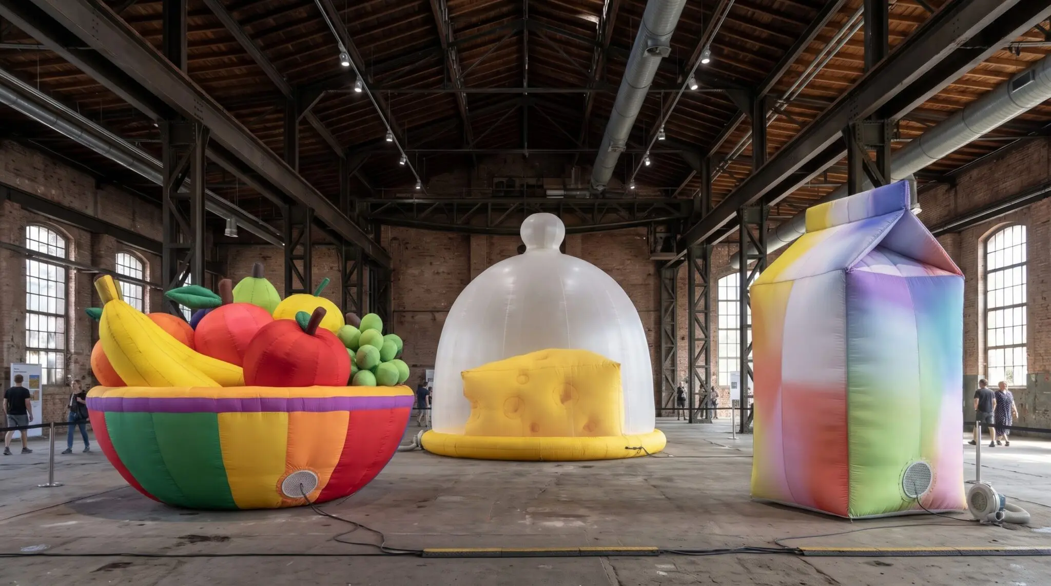 Großes Inflatable in Übergröße, angefertigt von Studio Aufschnitt in Berlin