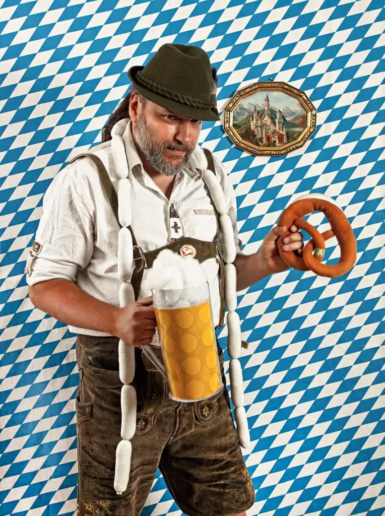 Partygirlande Weißwurstkette