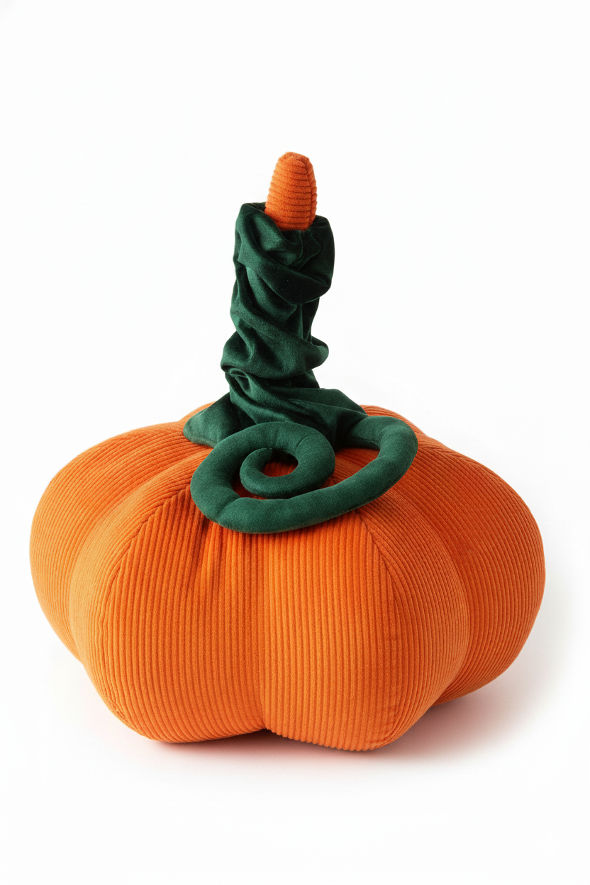Kissen Kürbis orange