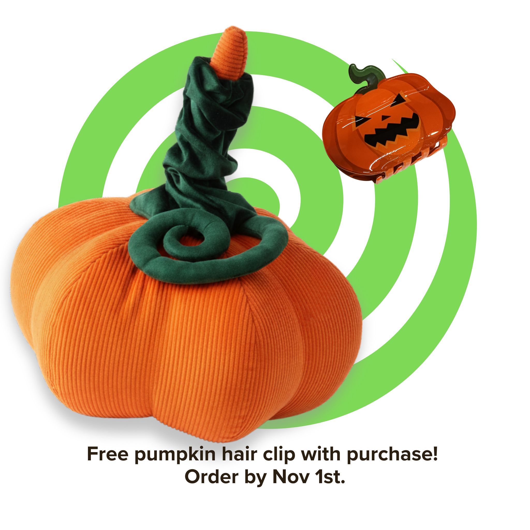 Kissen Kürbis orange