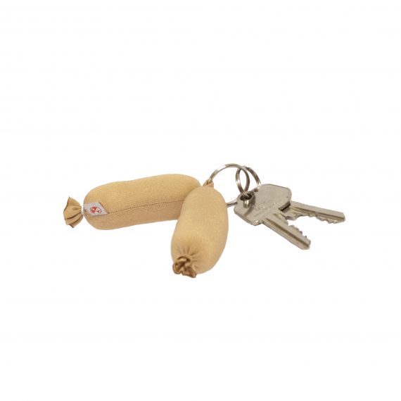 FL1.005 double sausage key chain brown (without shadows)