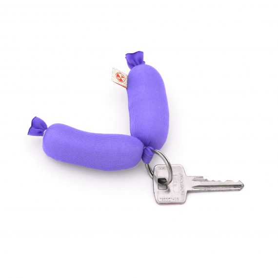 FL1.027 double sausage key chain lilac keys +