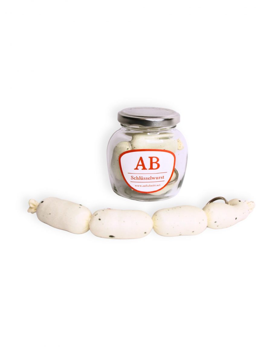 Schlüsselanhänger 4er-Weißwurst