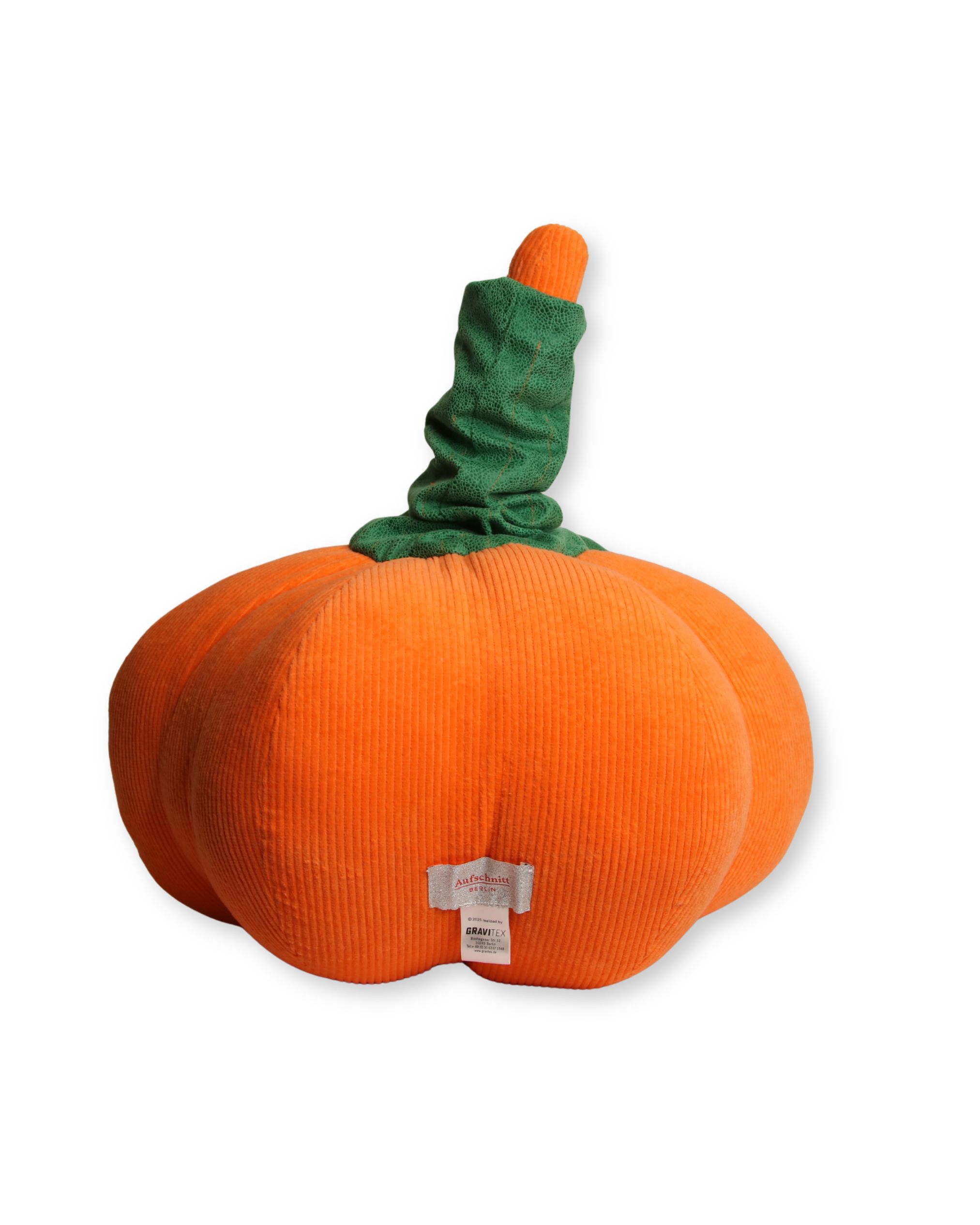 Kissen Kürbis orange