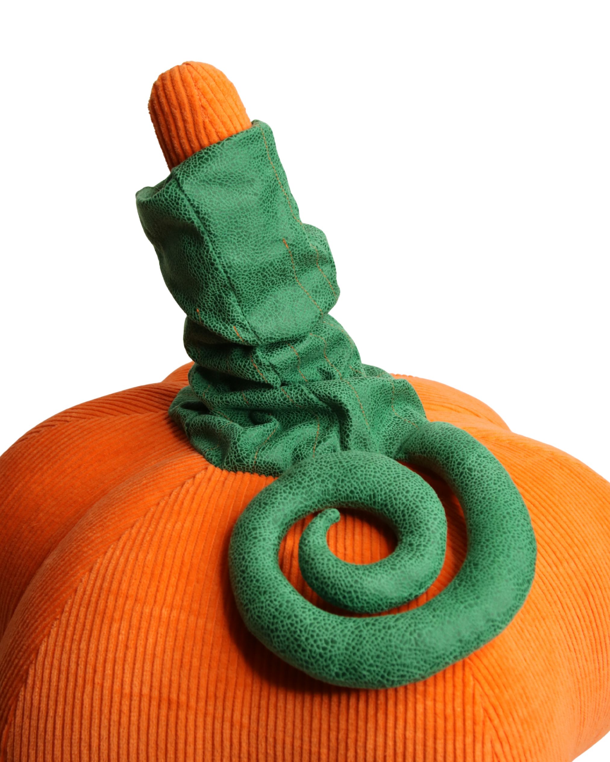 Kissen Kürbis orange