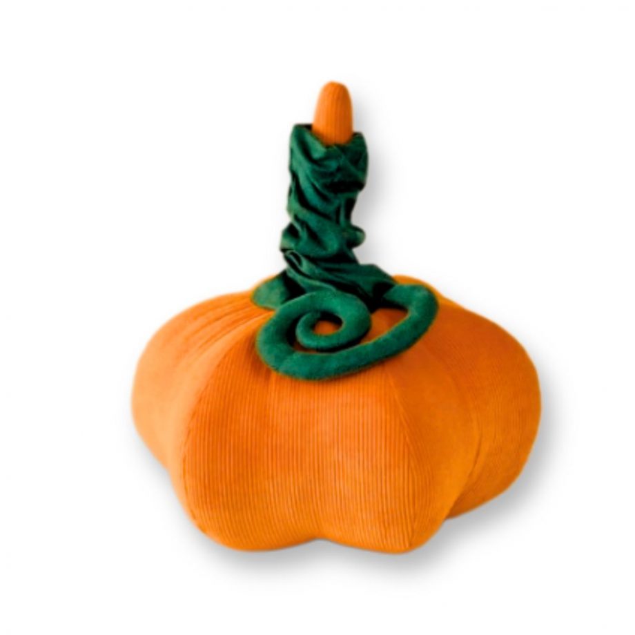 Kissen Kürbis orange